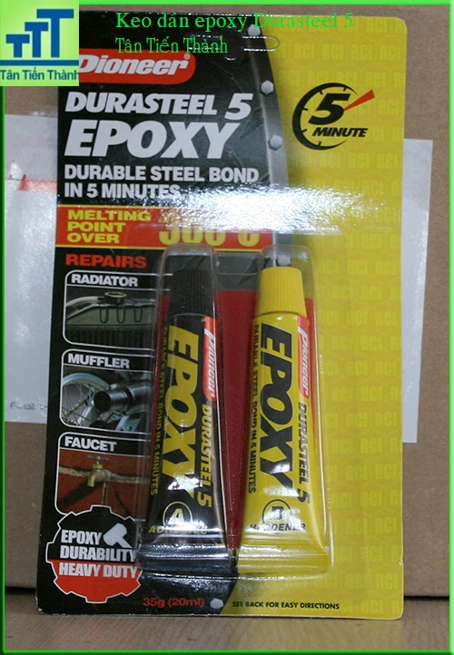 keo dán sắt durasteel ab 5 phút Keo Pioneer Durasteel Five Minute Epoxy