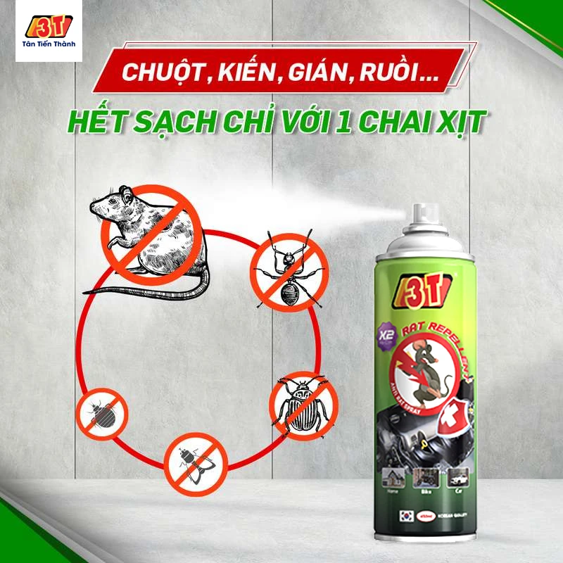 chai xịt 3T đuổi chuột hiệu quả nhất chai xịt 3T đuổi chuột hiệu quả nhất