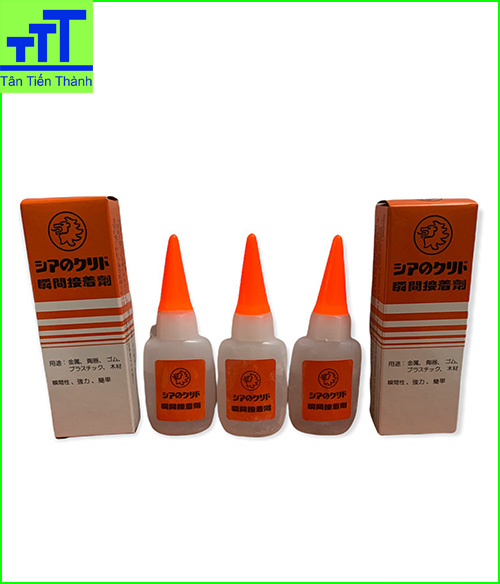 keo 502 ít mốc khói trắng sư tử cam Keo 502 Cyanoacrylate không khói