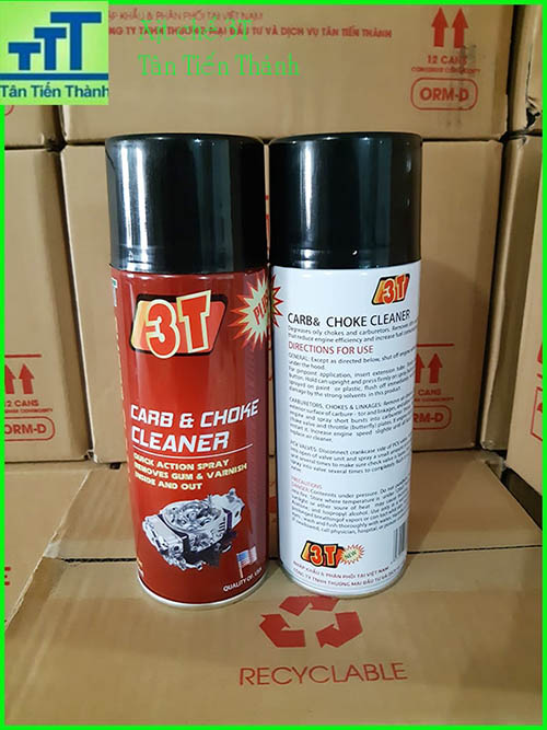 xịt chế hòa khí 3T siêu sạch