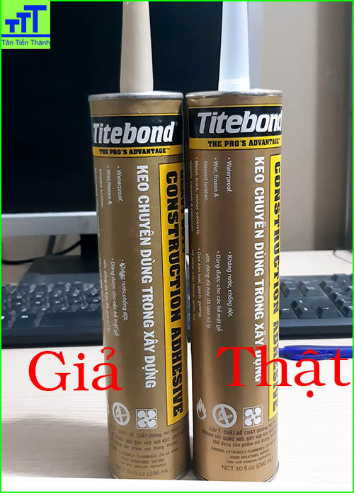Keo titebond giả, keo titebond thật, keo titebond nhái Keo titebond giả, keo titebond thật, keo titebond nhái